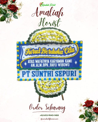 Papan Bunga Duka di Amahai